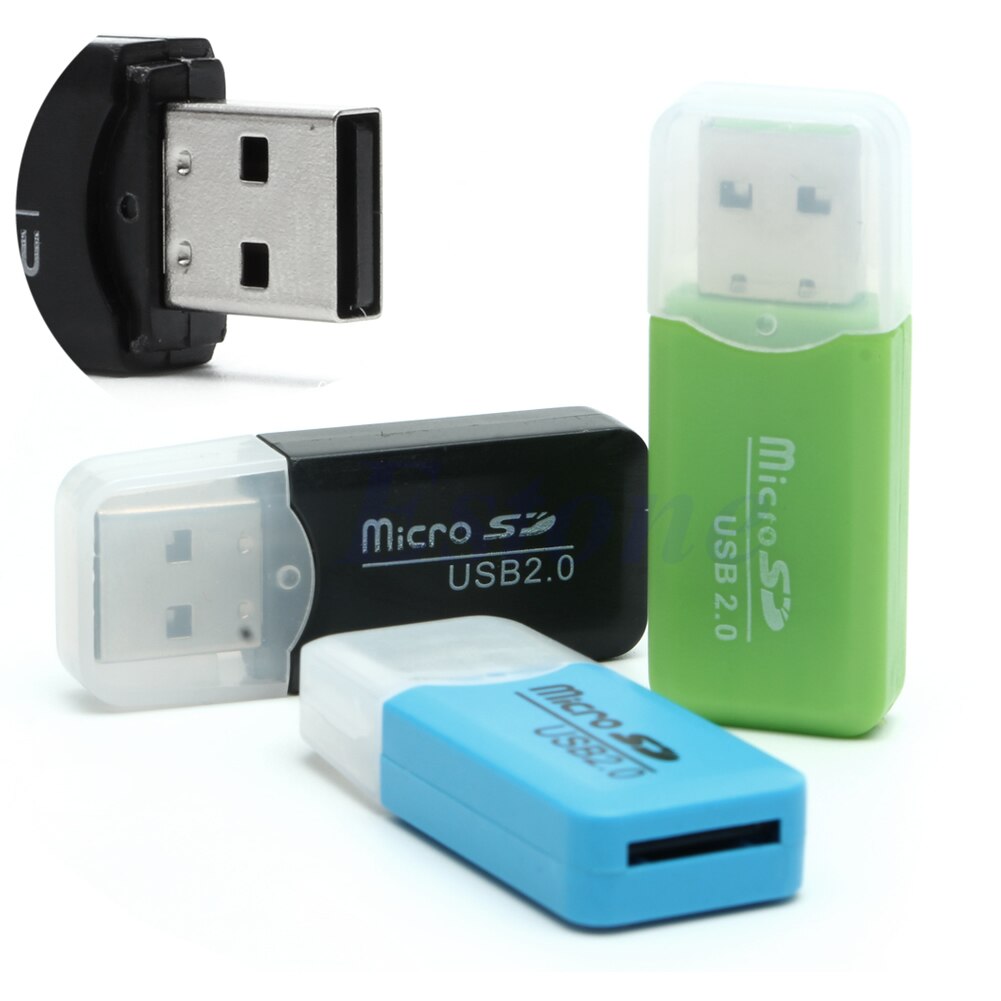 1PC USB 2.0 High Speed TF T-Flash Memory Card Reader Adapter 16G 32G 20CB