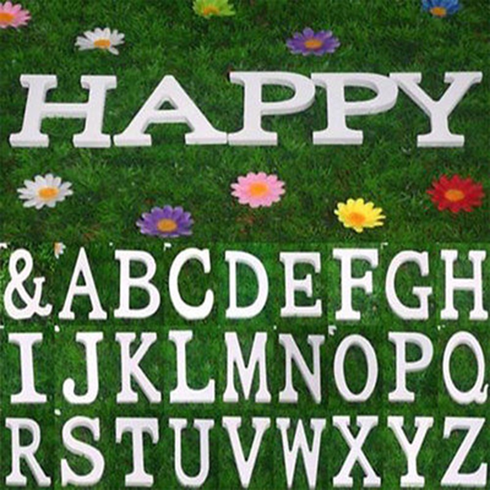 8CM 26 Letters Wooden Ornament Merry Christmas Love Home Cafe White Wood Decoration DIY Heart Wedding Home Decor Art Craft New