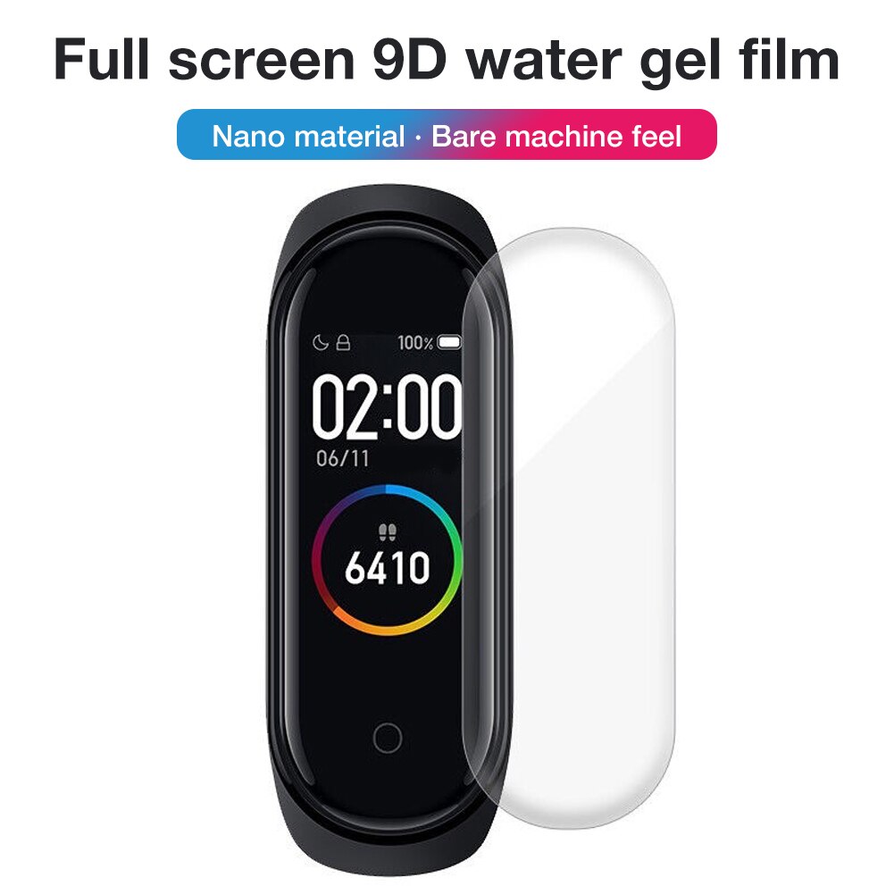 1/3/5pcs Hydrogel Protective Film For Xiaomi Mi Band 5 Screen Protection Film For M5 Smart Watch Full Screen Cover