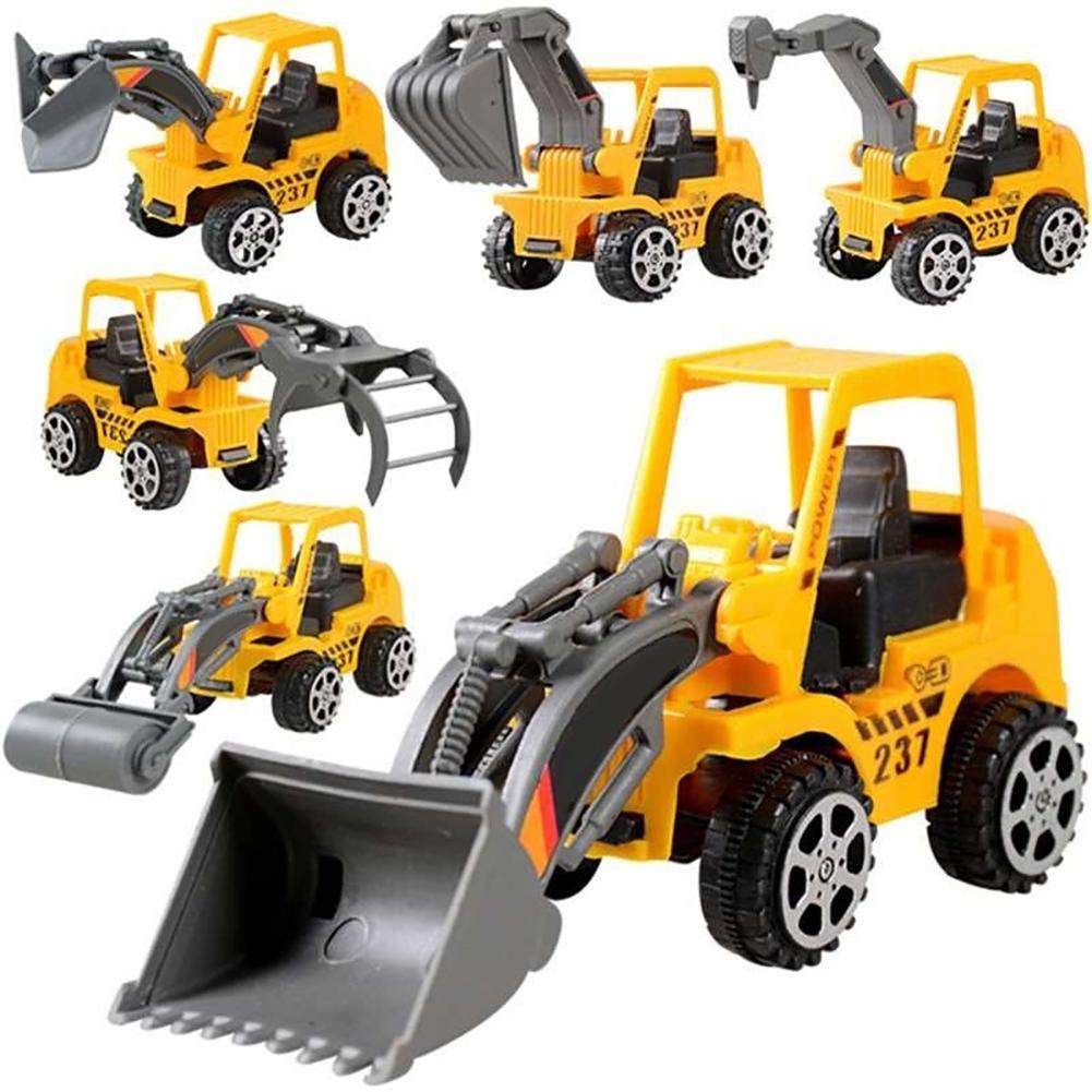 Kids Truck Mini Engineering Vehicle Car Model Excavator Boy Kids Educational Toys for Children Gifts