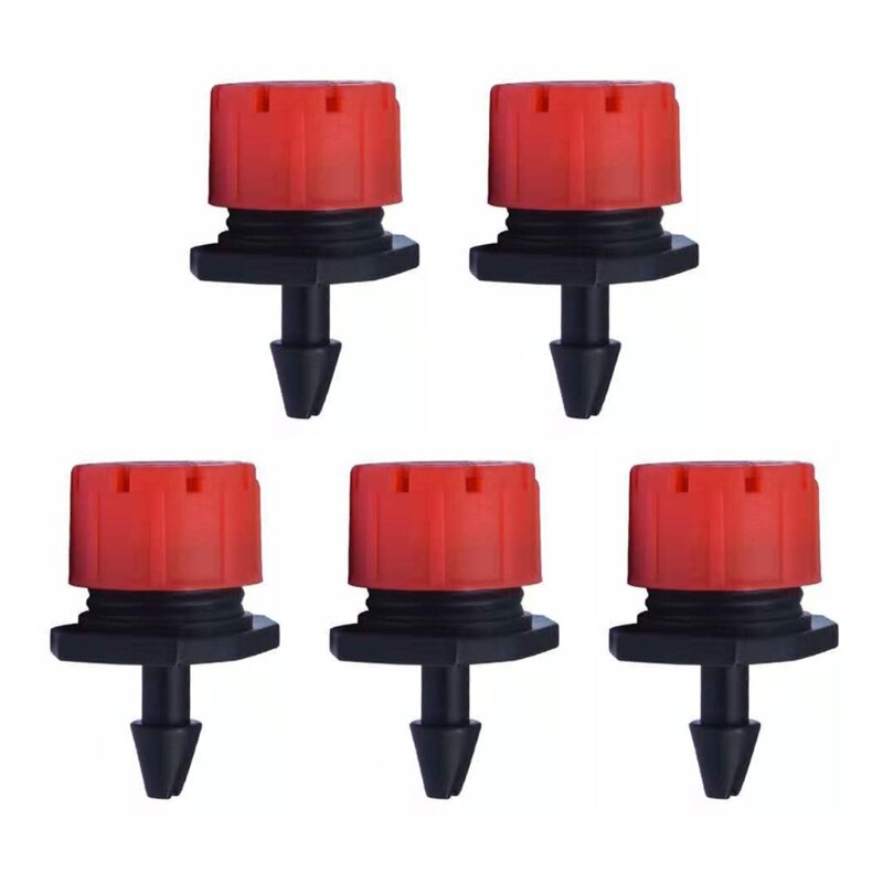 5pcs Micro Flow Dripper Drip Head 1/4 Inch Hose Garden Irrigation Misting N1HF