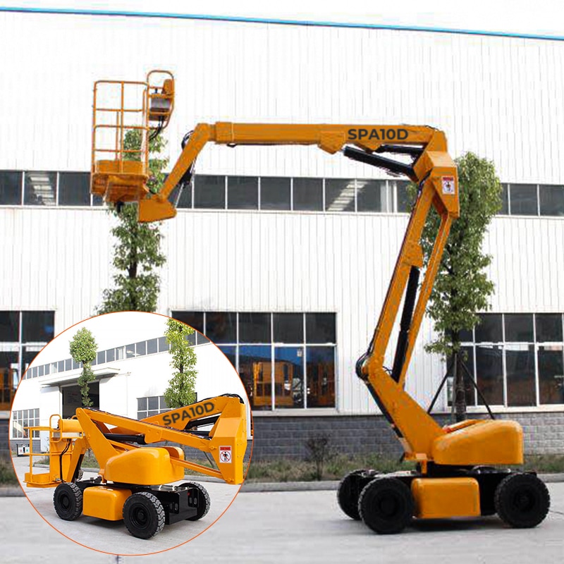 12m Self Propelled Hydraulic Articulating Boom Lift Man Lift