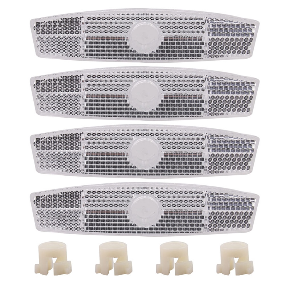 Fish Shaped Bike Safety Warning Spoke Reflector MTB Mountain Bicycle Wheel Rim Reflective Mount Clip Light