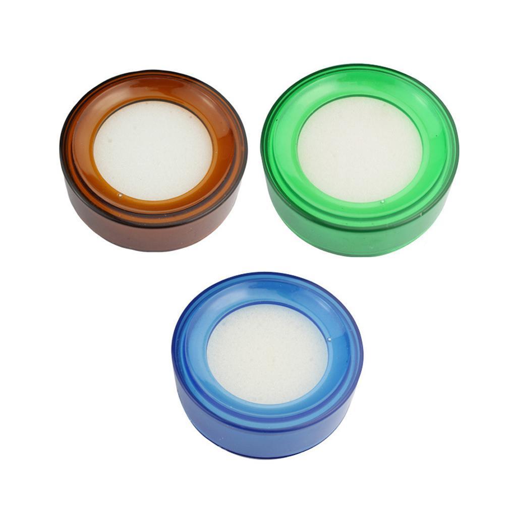 New 1Pcs Finger Wet Sponge Finger Dampener Wetting Random office Money Hand Round Paper supplies Color Case Creative For Co V2I8
