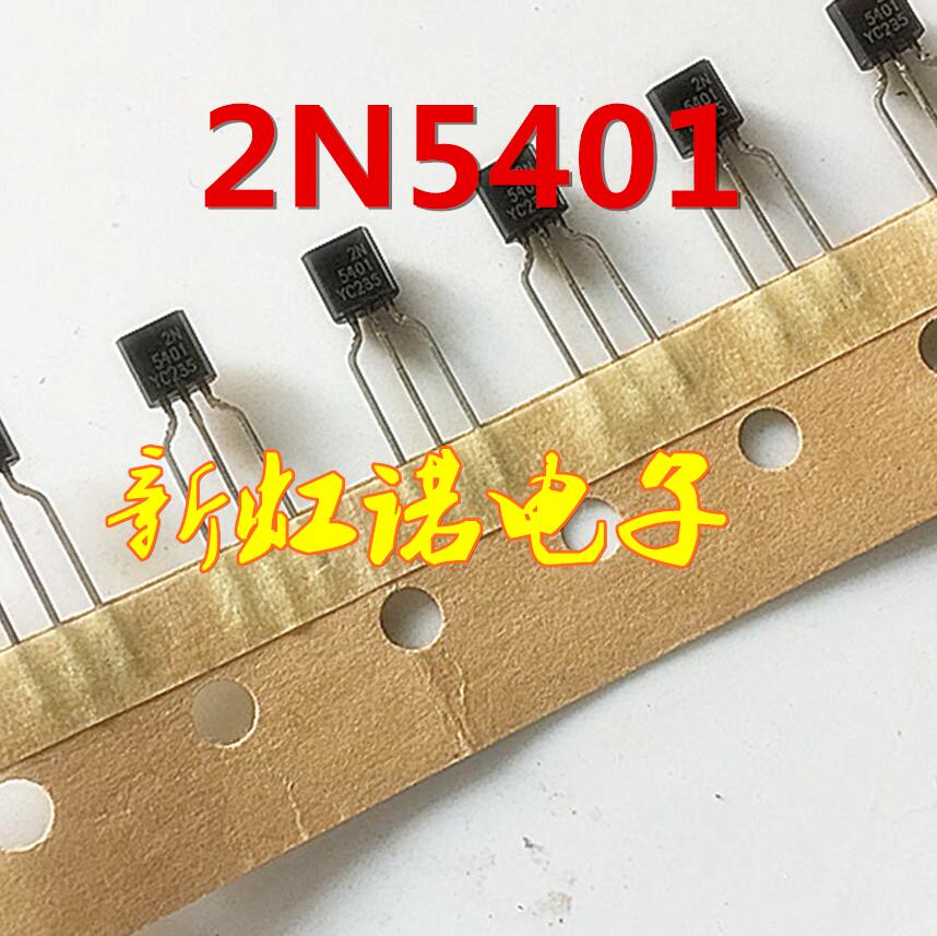 5Pcs/Lot New Original 2n5401 The TO-92 A / 150 V 0.3 PNP Power Transistor Integrated circuit Triode In Stock