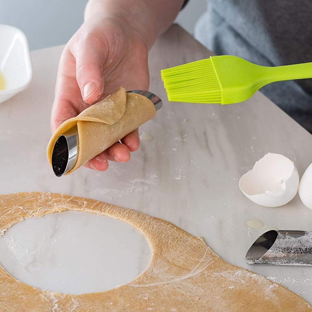 1Pcs Steel Cannoli Shapes Food Grade Cream Cannoli Horn Tubes Horn Mold Pastry Mold Mold Baking Shells Cake I7Q5