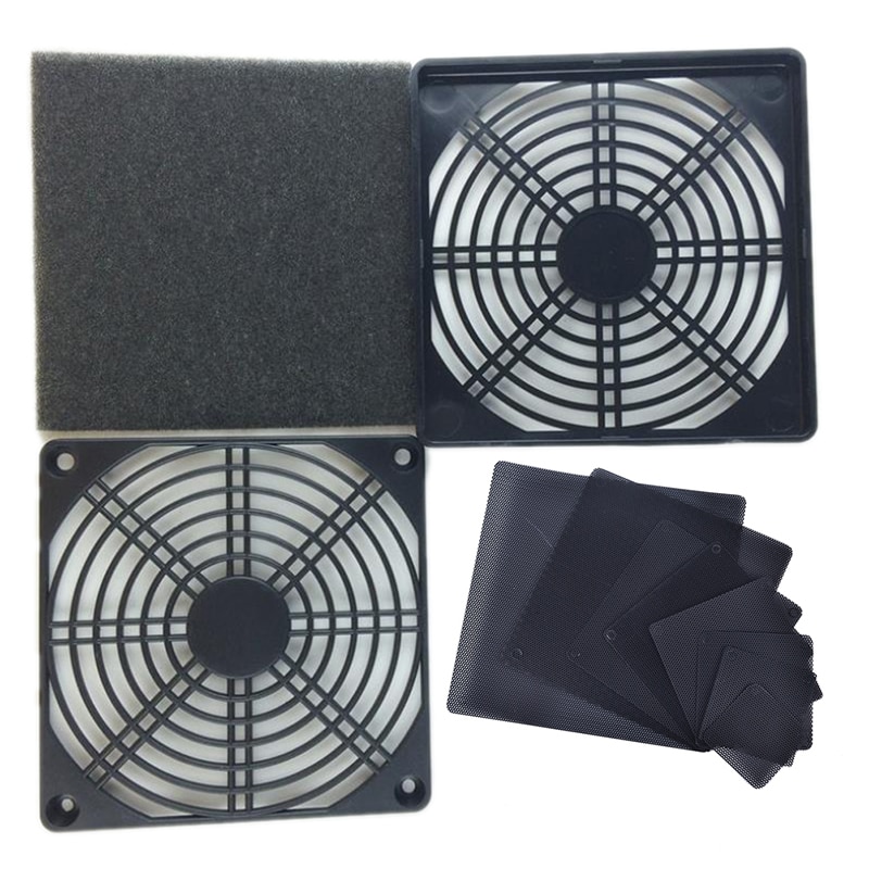 PC Case Cooling Fans Magnetic Dust Filter Mesh Net Cover For PC Case Cooling Fan