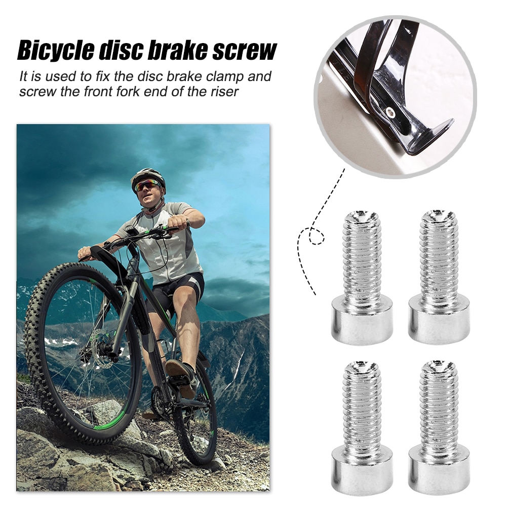 4x Bolt Bike Water Bottle Cage Screw Bicycle Water Bottle Holder Bolts Drink Cup Cage Fixed Screws MTB Bike Parts
