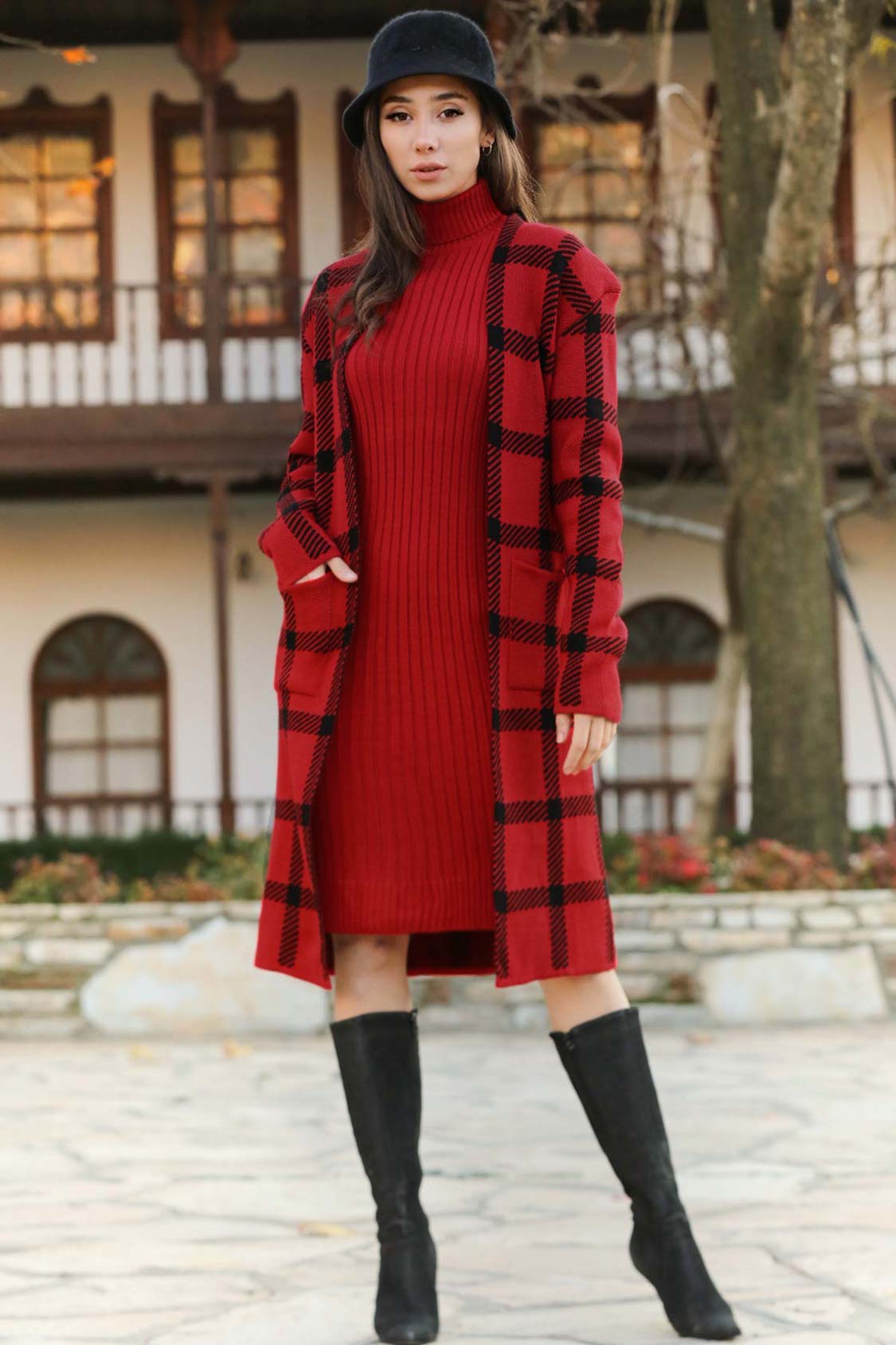 FISHERMAN YAKİ RED Women TAŞIM women's blouses femme Women clothing 2020 Dresses for girls Lolita Dress Summer dress