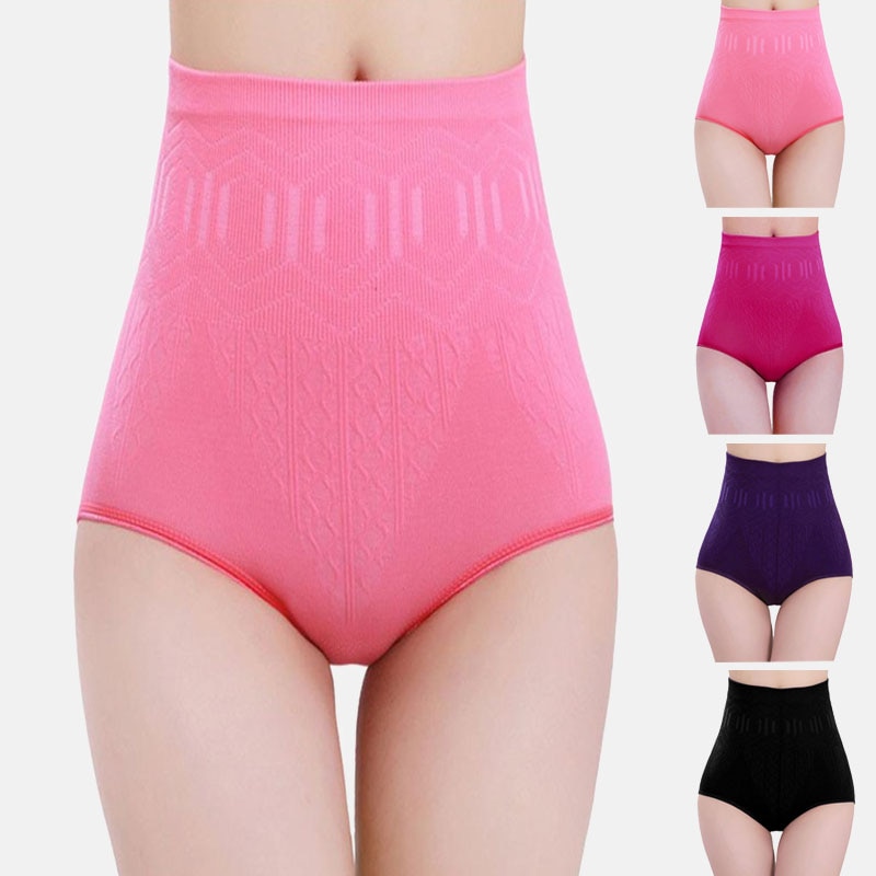 Sexy Women Panties High Waist Body Shaper Hip Abdomen Tummy Control Briefs High Waist Underwear Women's Panty Seamless Panties