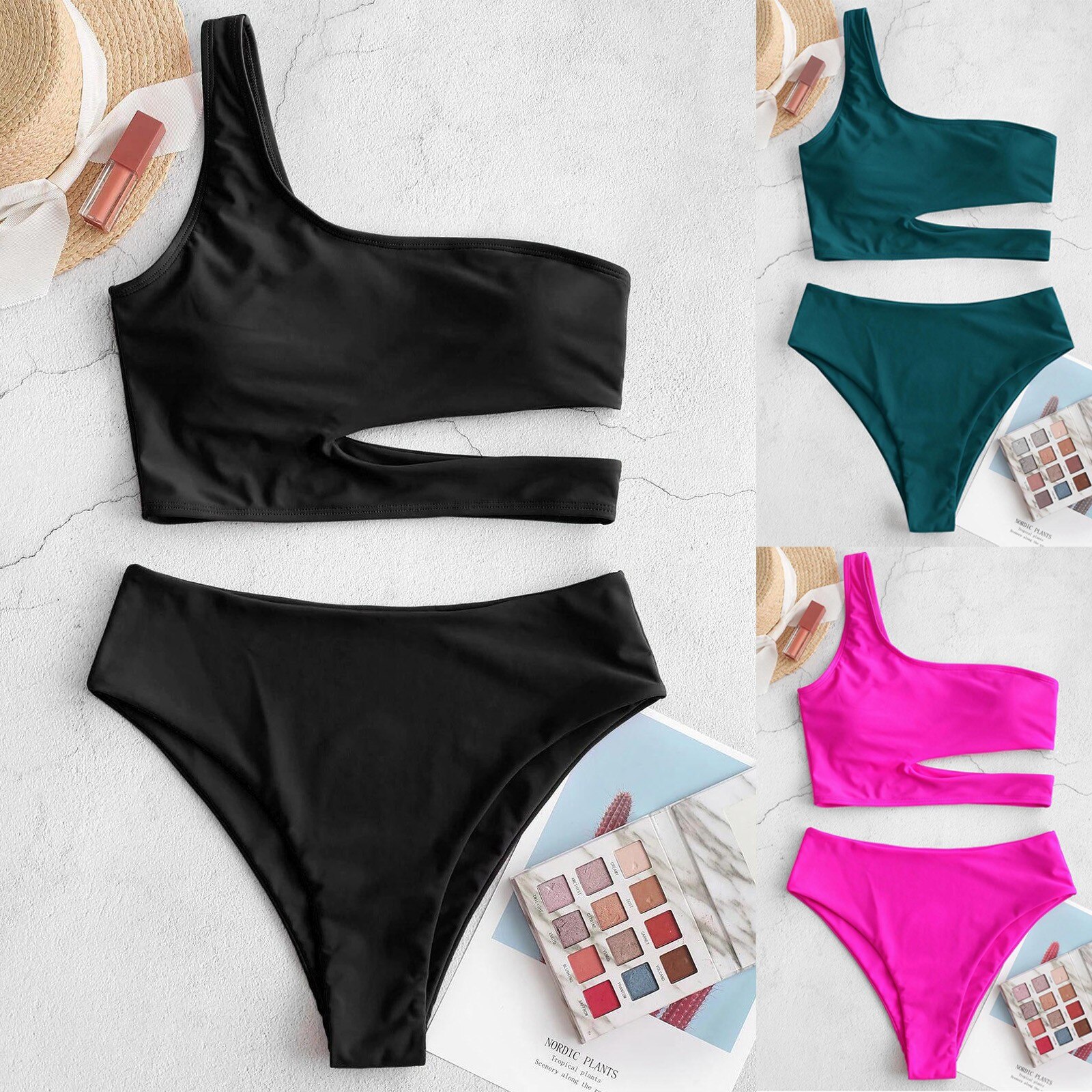 bikini Women's Bikini High Waisted Tummy Control Two Piece Swimsuit Swimwear Tankini swimwear women tankini bathing suit women