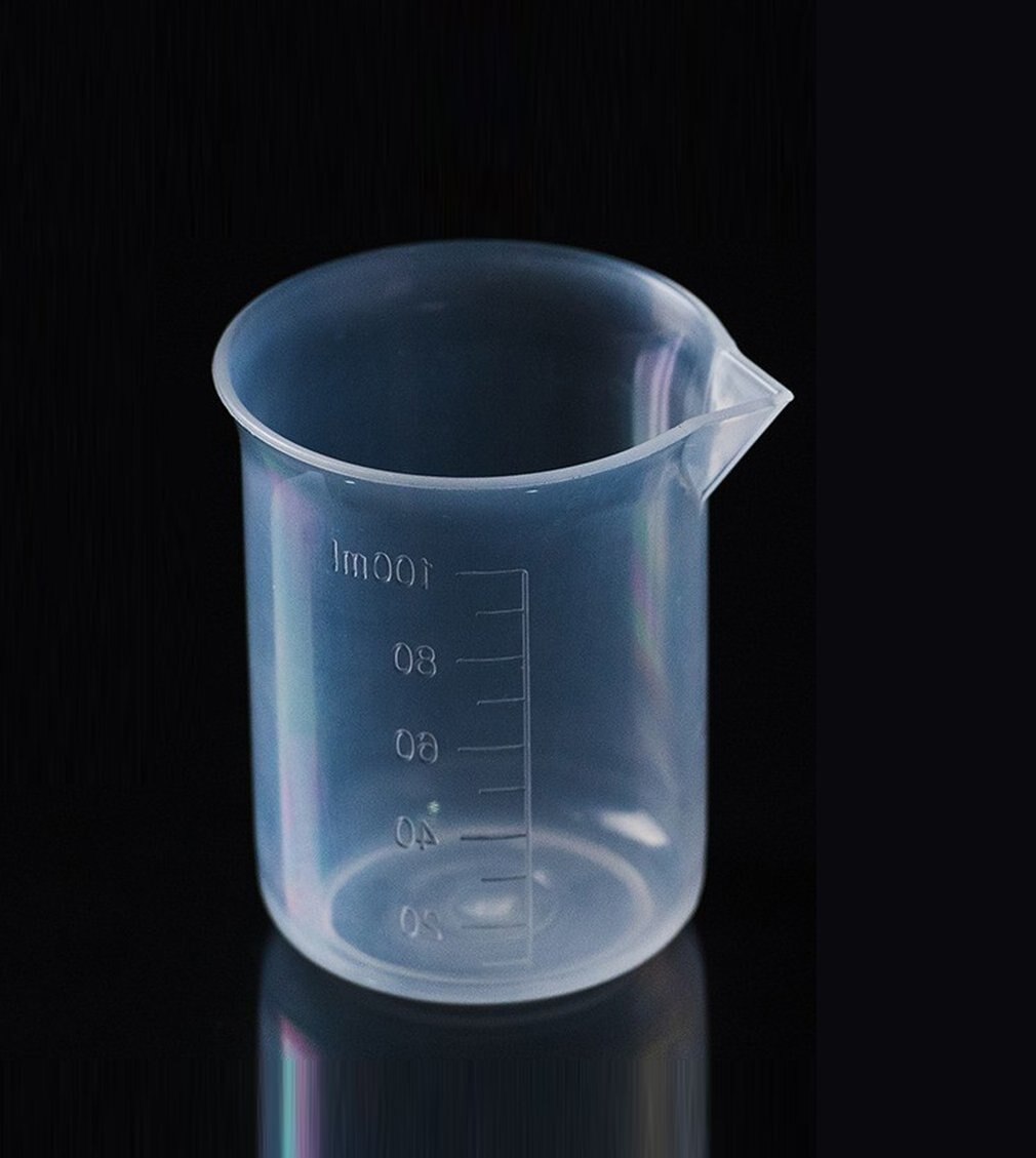 Practical 100ML Transparent Cup Scale Plastic Measuring Cup Measuring Tools for Home Baking Kitchen Tools