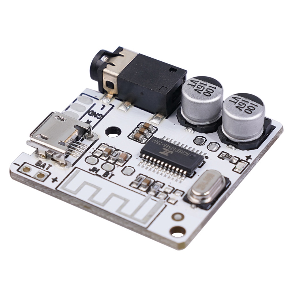 Bluetooth Receiver Module Car Wireless Audio Receiver Module 3.5mm Interface DIY Circuit Board Lossless Decoding Stereo Output