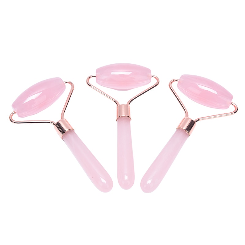 Facial Massage Roller Guasha Board Double Heads Natural Jade Stone Face Lift Body Skin Relaxation Slimming Beauty Neck Thin Tool