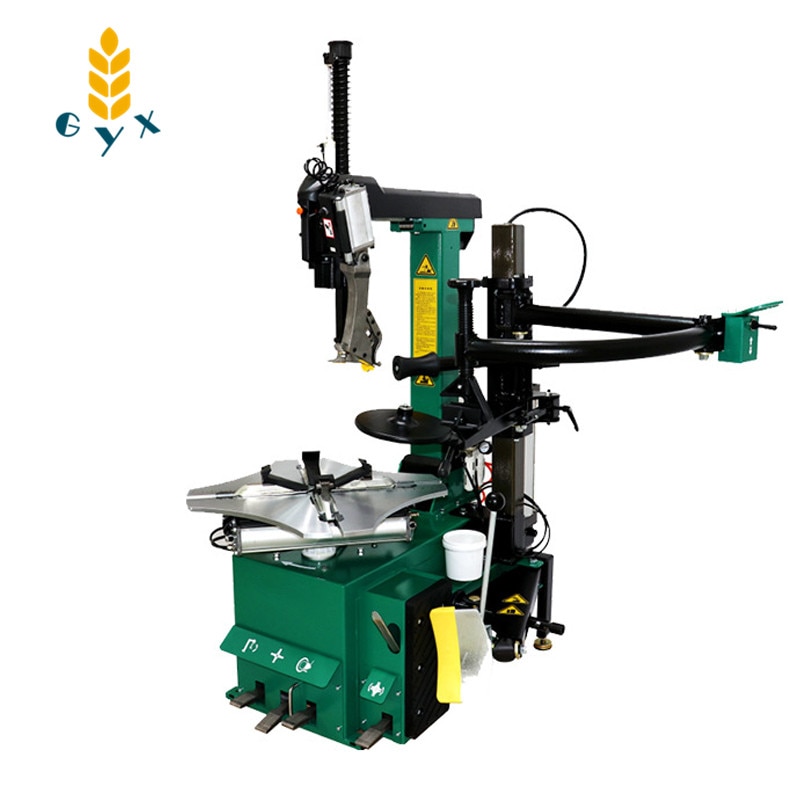 Automobile tyre changer/disassembler/back tilt type tyre changer/no crowbar/large auto repair machinery in auto repair shop