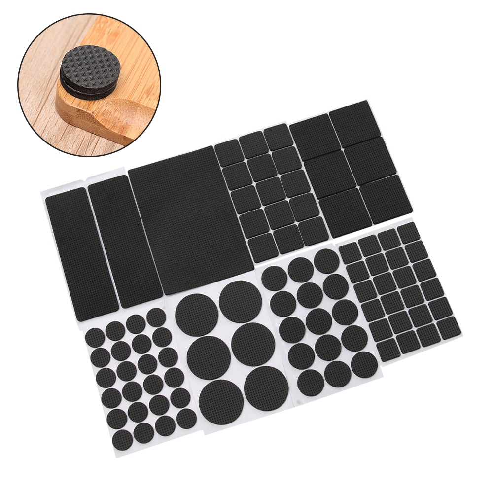 1-24PCS Self-adhesive Furniture Leg Feet Rug Felt Pads Anti Slip Mat Soft Thickening Bumper Damper For Chair Protector Hardware