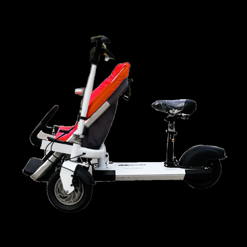 Parent-Child motor bike Baby Electric Baby Car to Pick up Children Mother and Child Car Battery Folding Slip Baby Tri-Scooter