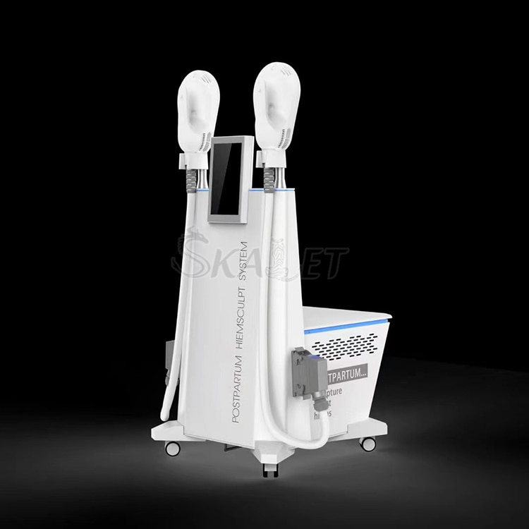 HIEMT Electromagnetic Build Muscle Burn Fat Lift Butt EMS Body Sculpture Beauty Machine 2 Handles