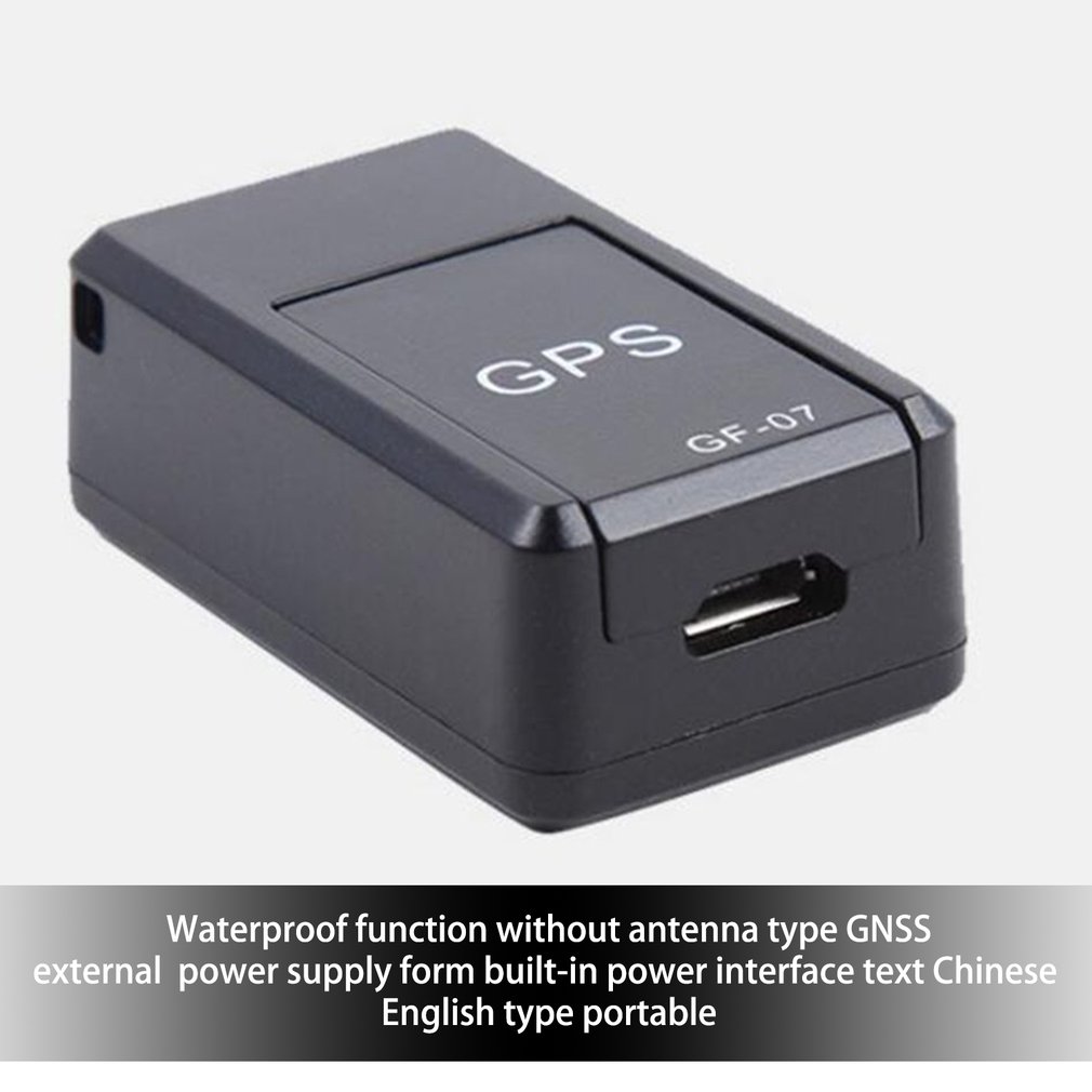 GF07 Tracker GPS Tracker Miniature Intelligent Locator Car Anti-theft Recording Strong Magnetic Adsorption