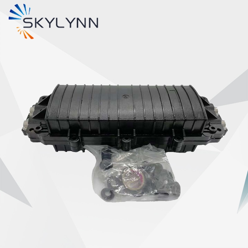 100Pcs 2 In 2 Out 144 Core Fiber Optic Splice Closure, IP68 Protect Junction Box Enclosure
