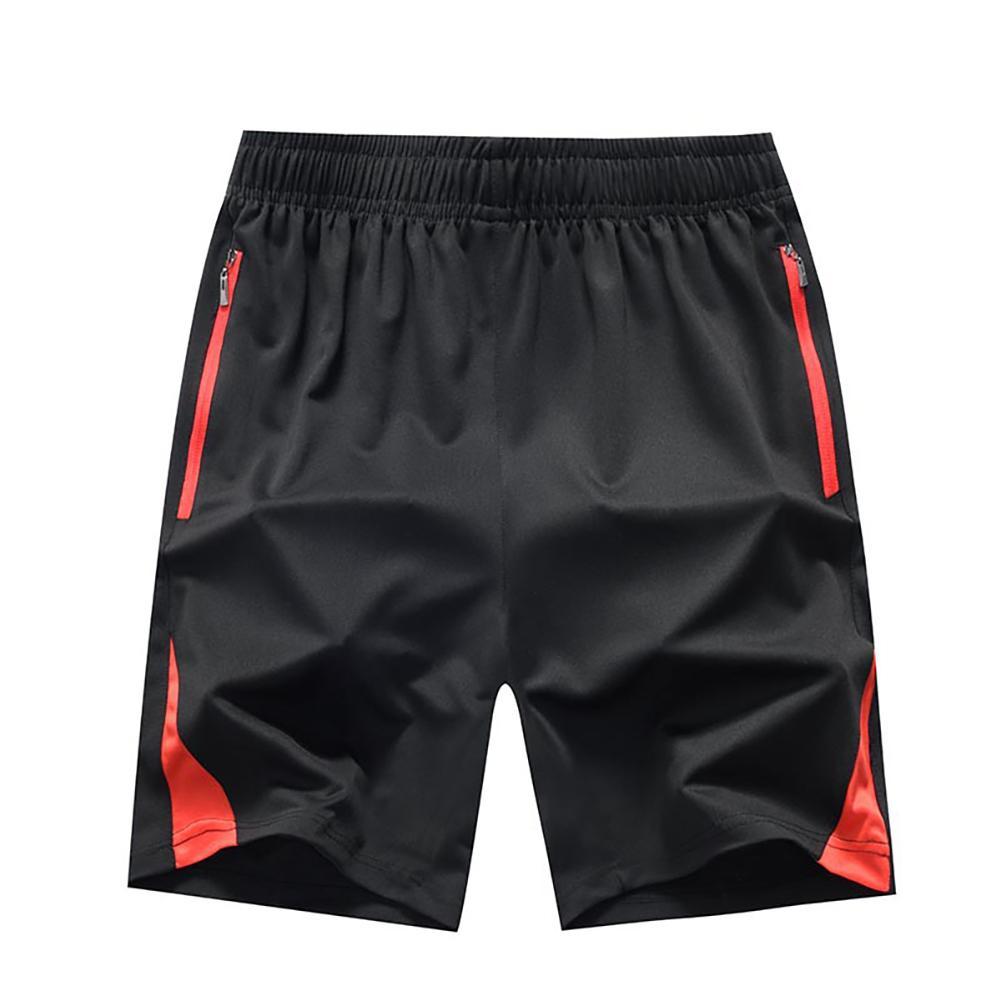 Men Casual Breathable Stretchy Quick Dry Drawstring Fifth Pants Beach Shorts