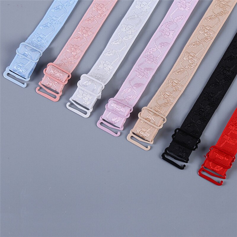 2Pcs/1Pair Women Double Shoulder Elastic Bra Strap Accessories 34cm Slip Resistant Bra Straps