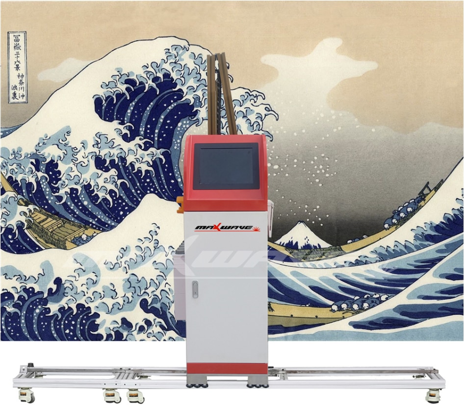 Background Double Print heads DX7 High Resolution Wall Printing Machine 3d Effect