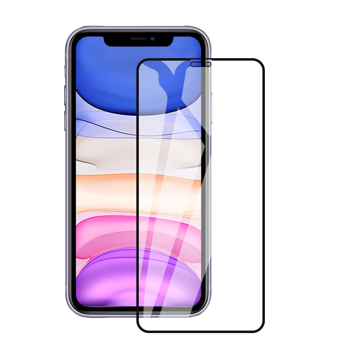 9D Glass For iPhone 11 Screen Protector Tempered