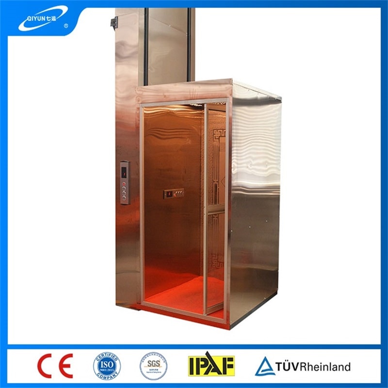 Qiyun 3m Height 250kg Load Capacity Customized Home Elevator Used for Old Man/Elderly/Disabled People with CE/ISO