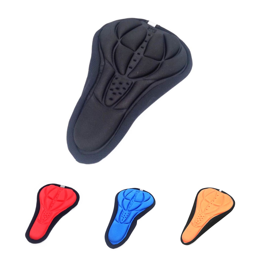Bicycle Saddle 3D Soft Bike Seat Cover Comfortable Foam Seat Cushion Cycling Saddle for Bicycle Bike Accessories