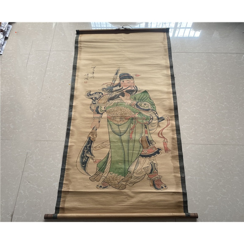Antique Chinese Calligraphy and Painting Works In Qing Dynasty Paper and Cloth Painting 200 Years Ago