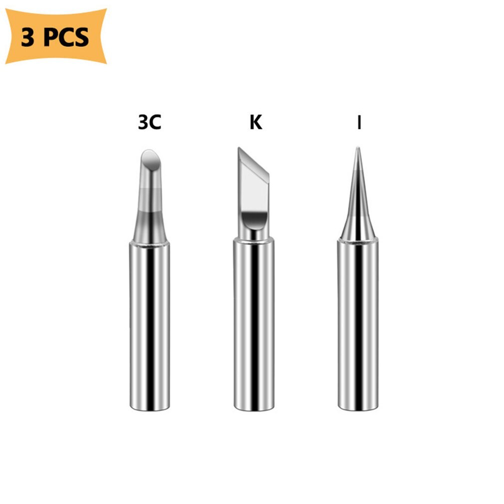 Soldering Iron Tips Pure Copper Soldering Iron Tip Lead-free Solder Tips Welding Head Soldering Tools 17pcs/set