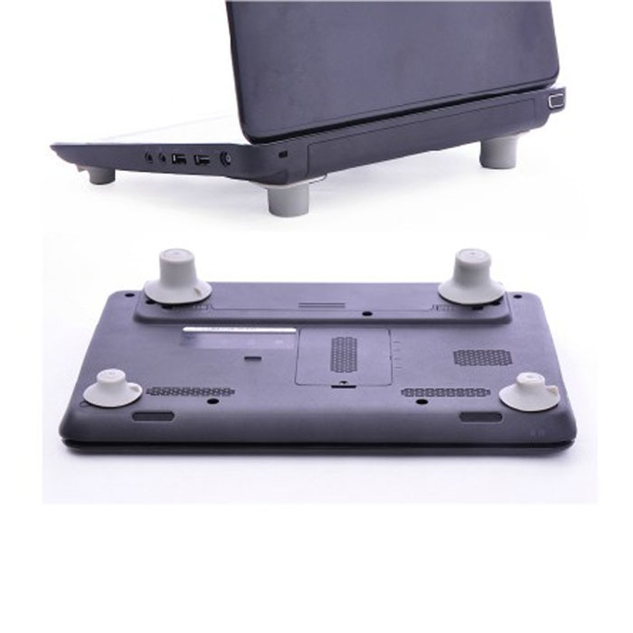 4pcs Notebook Accessory Laptop Heat Reduction Pad Cooling Feet Holder