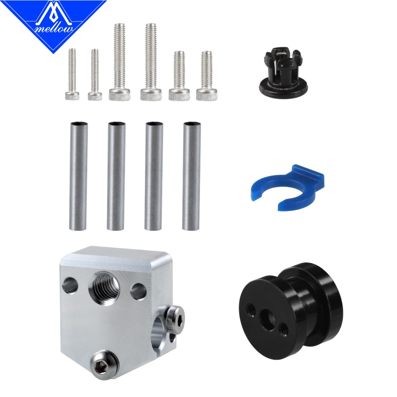 Mellow Aluminum NF-Crazy Hotend Spare Parts For 3D Printer Hotend For Ender 3 Pro Alfawise BMG Extruder