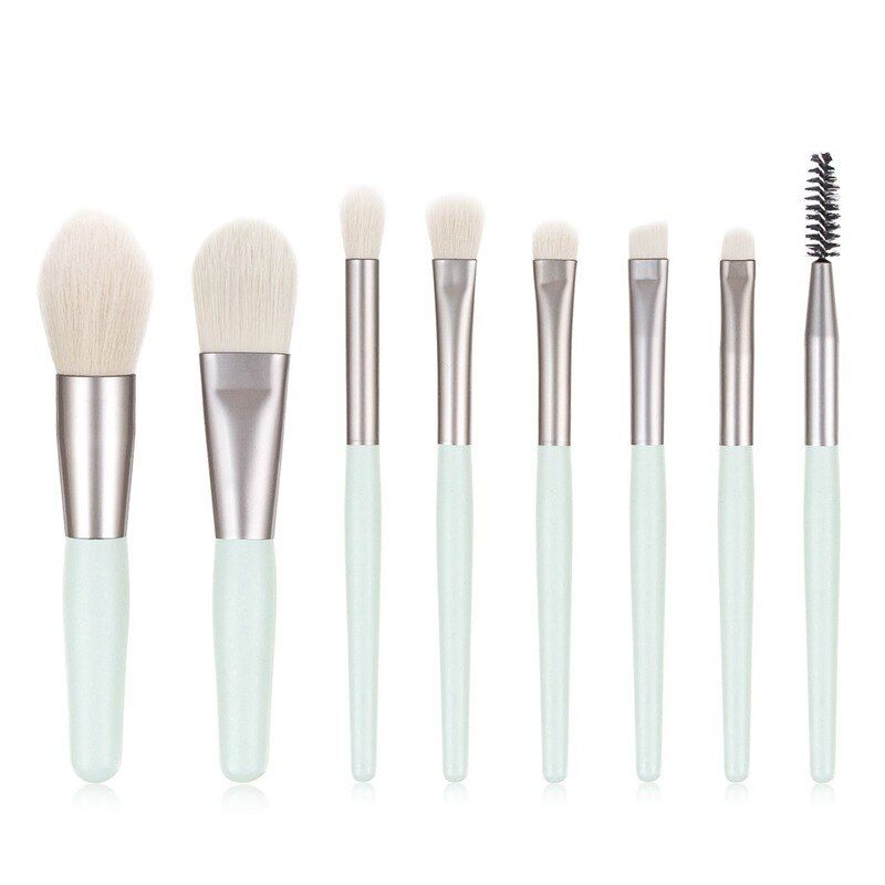 8PCSMAange Makeup Brush Pro Makeup Brush Set Powdery Kohler Blend Eyeliner Eyelash and Eyebrow Makeup Beauty Brush