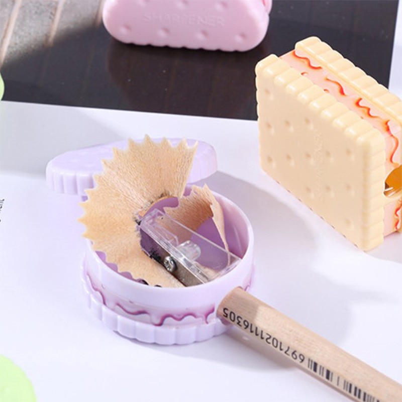 1 Pcs Cute Cookie Sharpener For Pencil School Office Supplies Creative Stationery item back to school Lovely