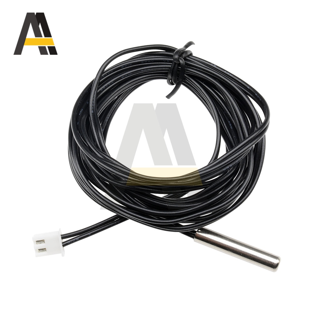 Temperature Sensing Probe MF58 3950 3435 NTC/PTC Wire High Temperature Thermistor 10K 1% 0.3M/1M Accuracy Temperature Sensor