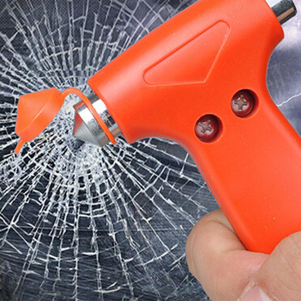55% Hot Sales!!! 2 in 1 Car Glass Window Breaker Safety Escape Emergency Hammer Seat Belt Cutter