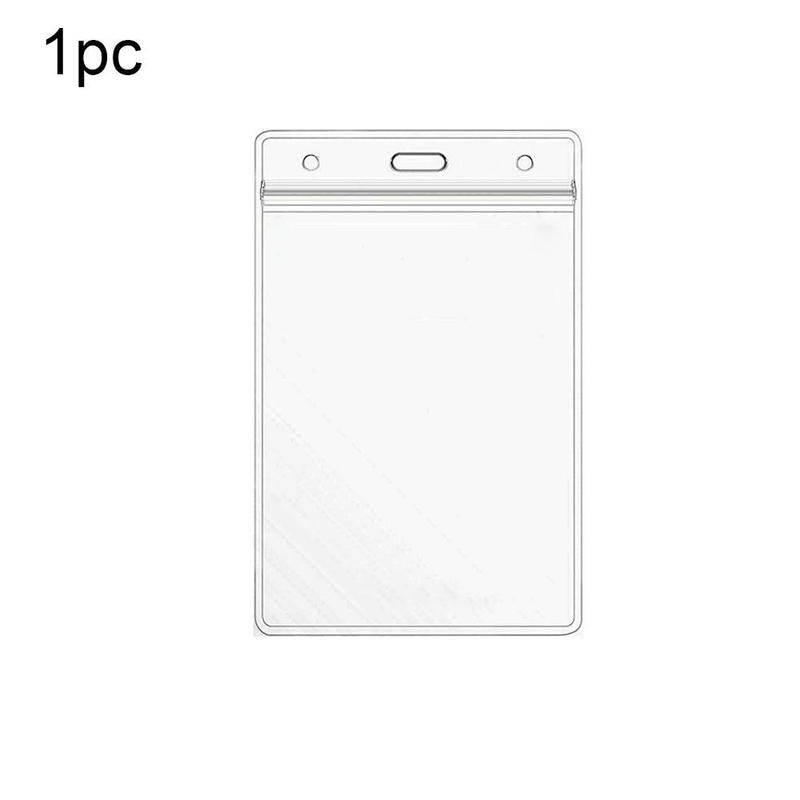 Transparent Waterproof ID Card Holder Work Factory Brand Rope Student Tag Factory Work Card Student Card Holder Lanyard