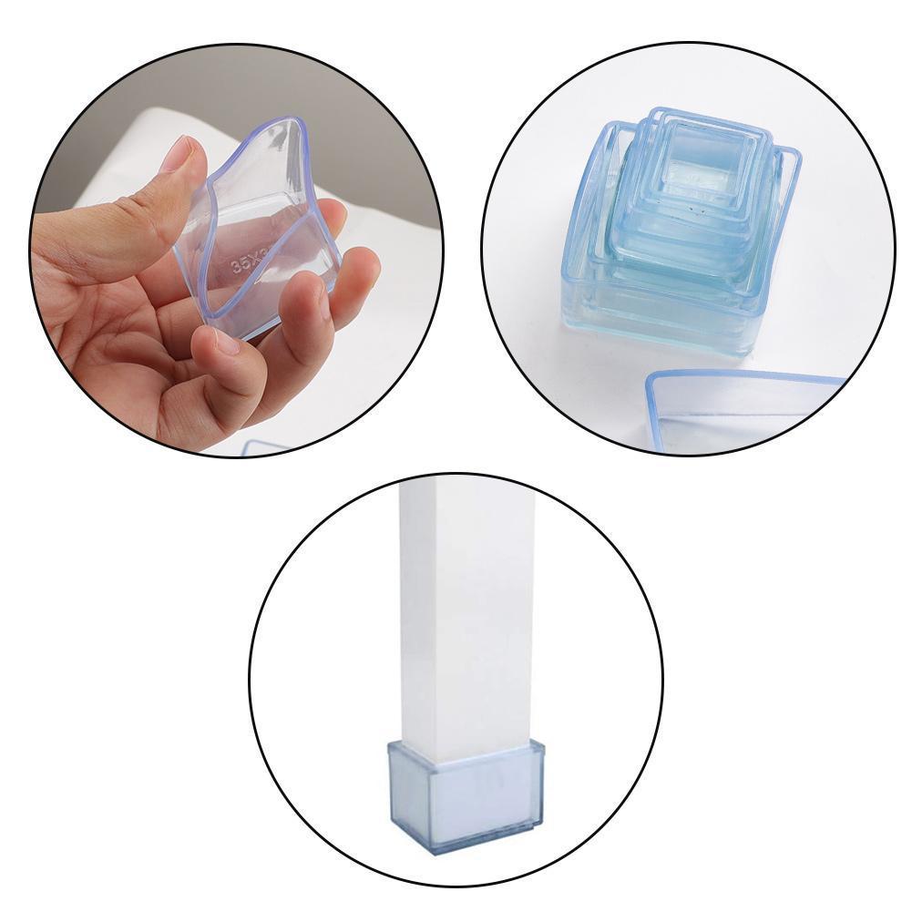 1PCS Silicone Rubber Chair Leg Caps Feet Pads Furniture Slip Floor Foot Non Table Covers Chair Pads Protector U9I9