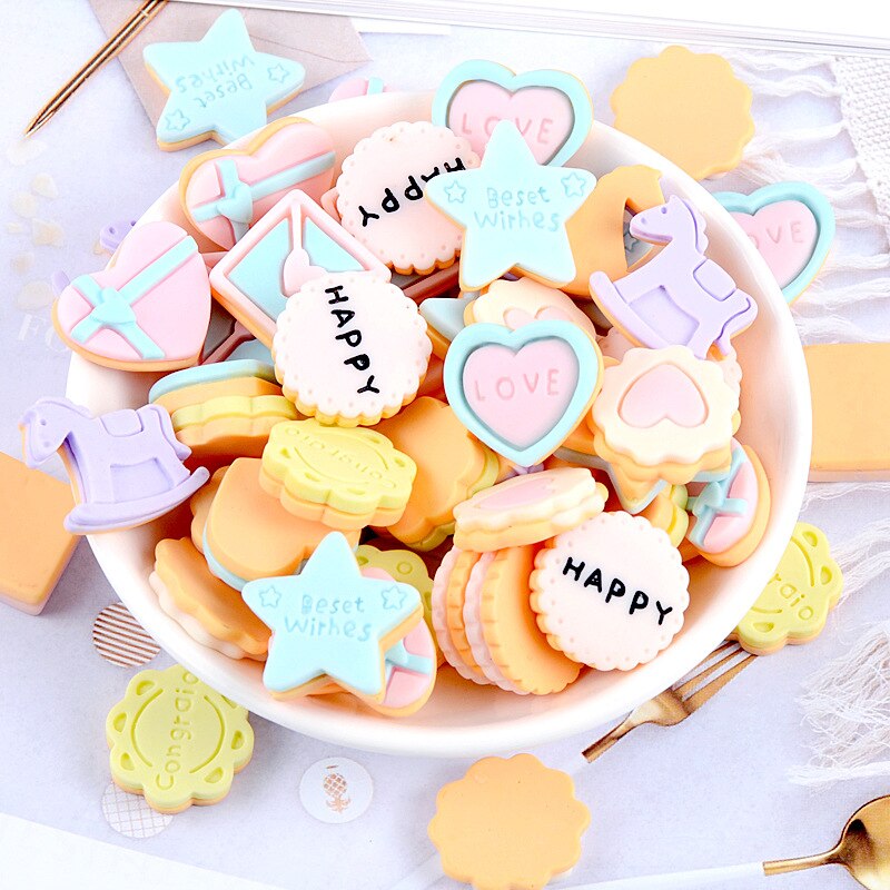 Biscuit refrigerator magnet, Trojan horse refrigerator magnet, love cookie refrigerator magnet, cute star blackboard sticker