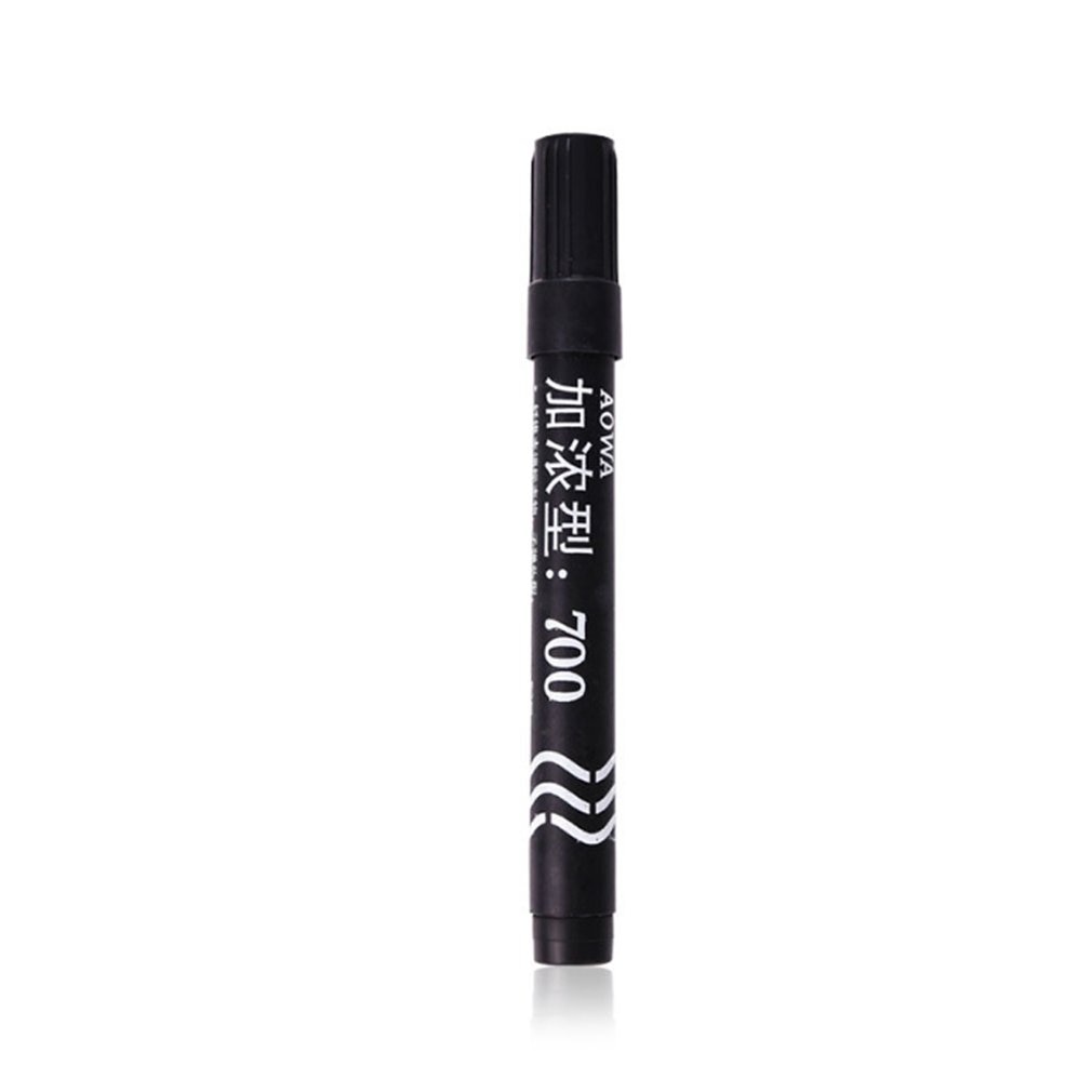 Quick-drying Permanent Painting Marker Pen DIY Oil Pen for Kids Art Drawing 1 Pcs Oil Pen Black Round Toe 0.7/1.5 Mm