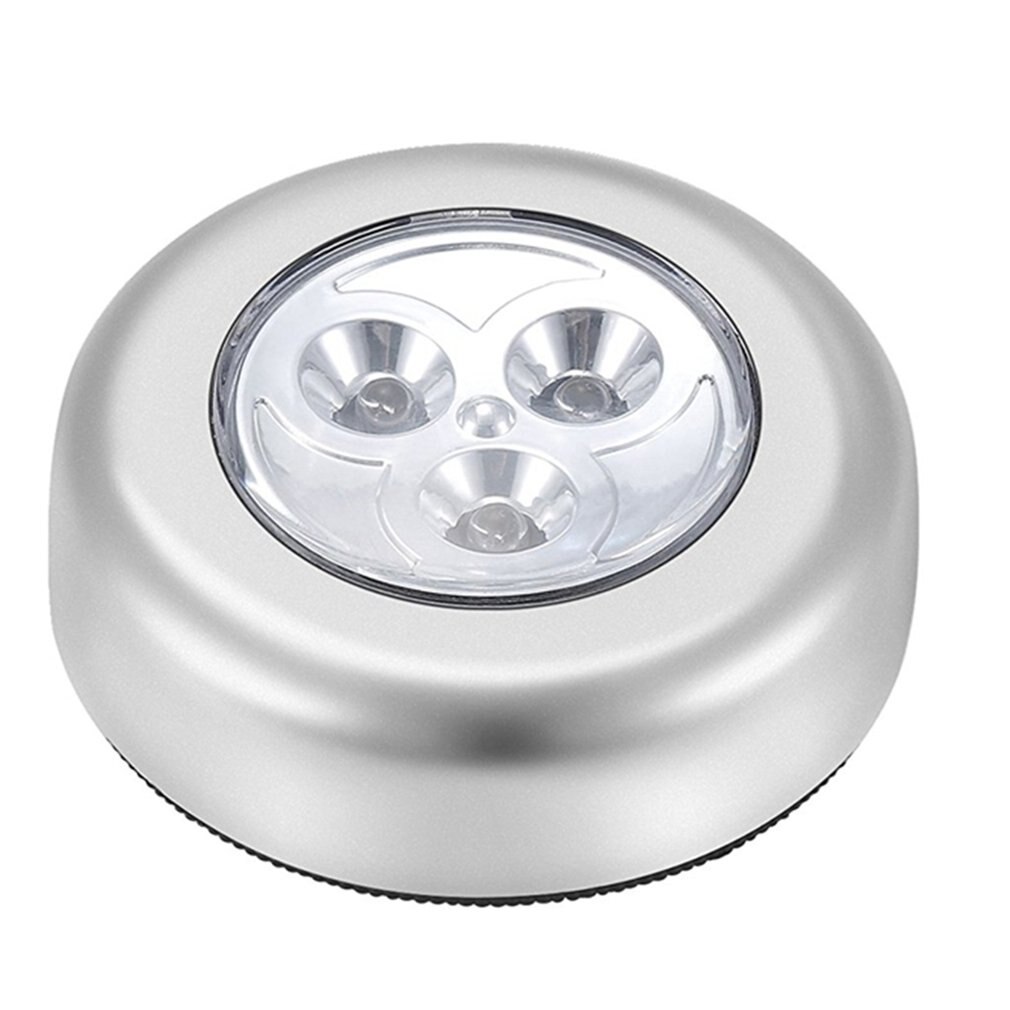 Home Touch 3 Lights LED Patting Car Emergency Wall Lights Cabinet Dormitory Bedside Night Durable Lights