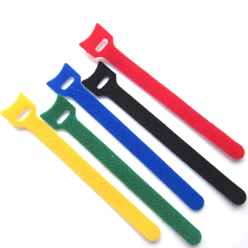 5PCS Cable Tie T Type Computer wire Network Cable Tape Plastics Reusable Nylon Power Cable Organizer