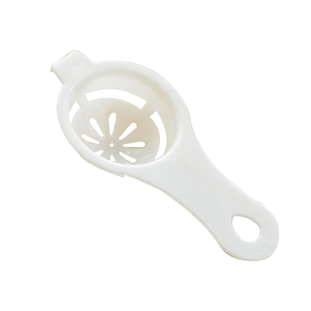 Portable Egg Yolk White Separator Plastic Egg Divider with Collecting Base Bowl Yolk Catcher Home Kitchen Gadgets