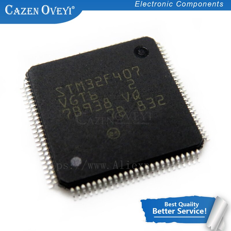 10pcs/lot STM32F407VGT6 STM32F407 FLASH LQFP-100 In Stock