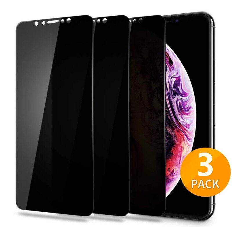 Full Screen Privacy Tempered Glass Anti-spy Film for IPhone 11 Pro Max 12 Mini ProMax X XS XR 6S 7 8 Plus SE 20 Screen Protector