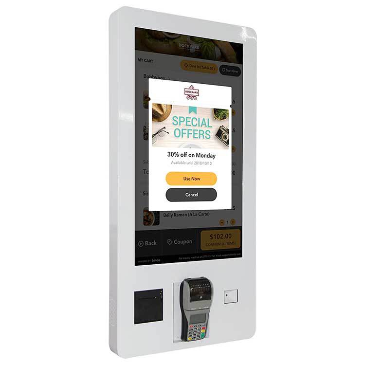 Restaurant Self Service Payment Kiosk
