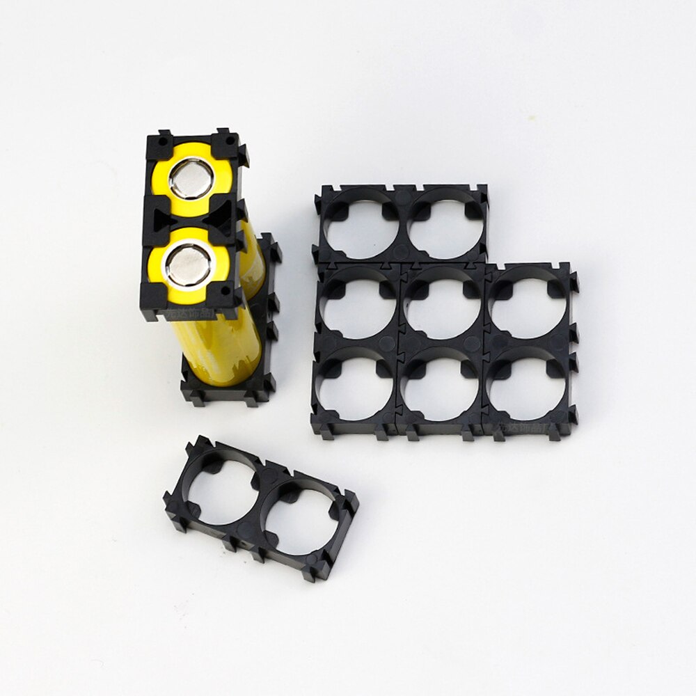 20pcs 18650 Lithium Cell Cylindrical Battery Case Holder For Batteries Pack Plastic Holder Bracket DIY Battery Assemble
