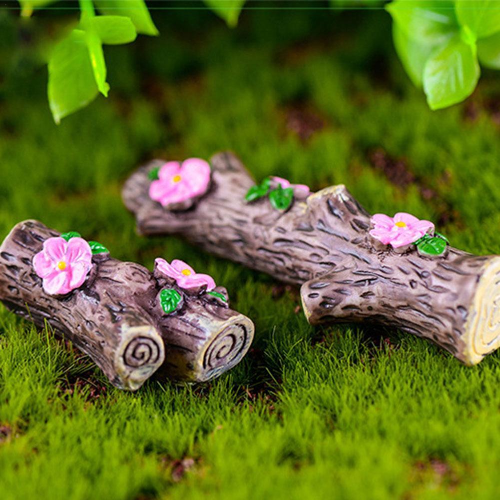 Moss Micro-landscape Decoration Ornaments Zakka Miscellaneous Goods Multi-purpose Stump Stool Z4Q4